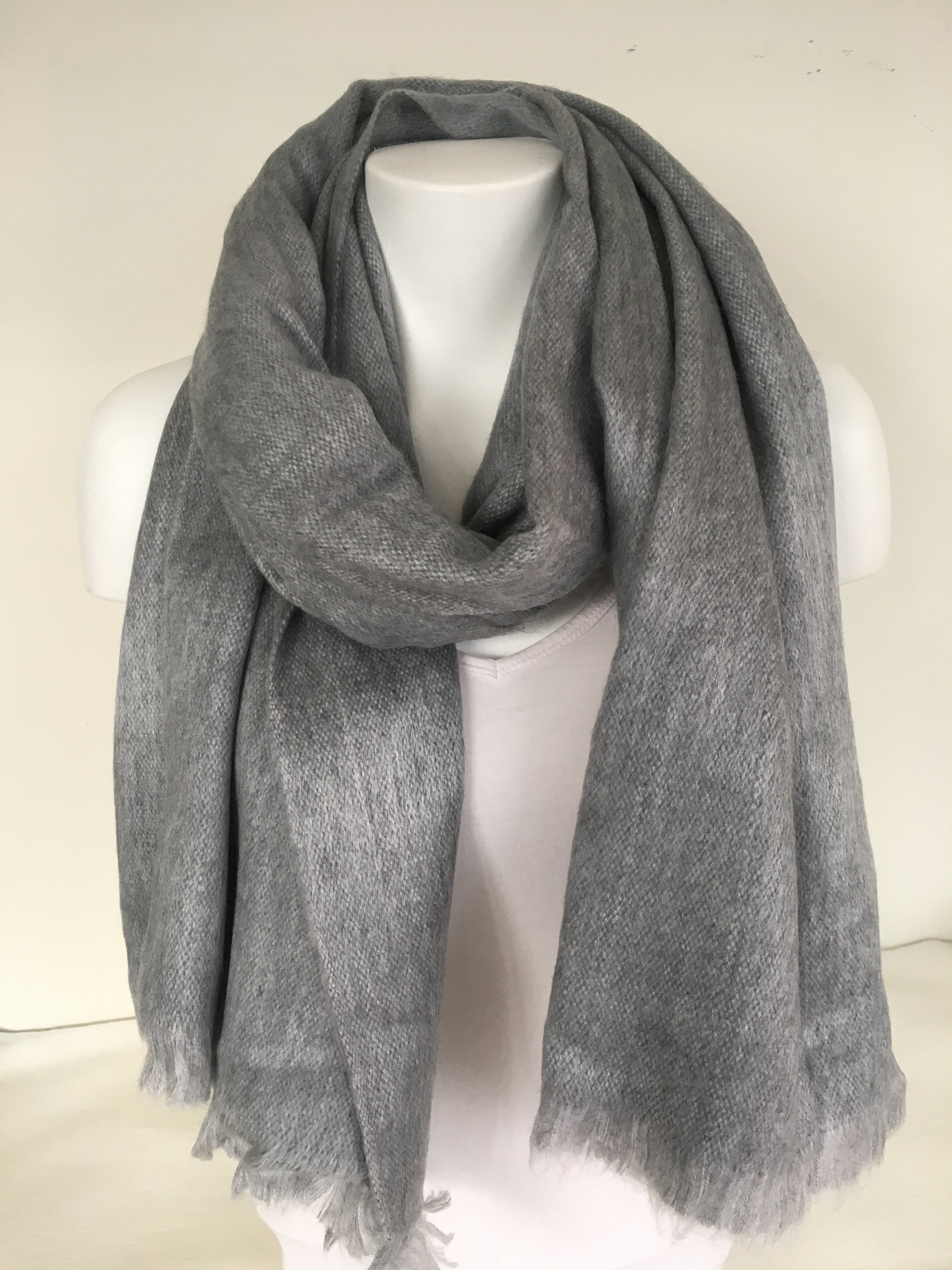 URBAN OUTFITTERS GREY Rectangle Scarf L70” x W16” One Size Fits Most OSFM  NWT £28.34 - PicClick UK